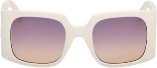 Guess Square Sunglasses in White /Gradient Or Mirror Violet at Nordstrom Rack