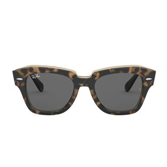 Ray-Ban RB 2186 Statestreet - unisex - Zonnebrillen - Bruin - 52 MM - Accessoires