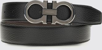 Ferragamo Cintura in pelle di vitello a grana Gancini Ferragamo