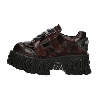 New Rock Schoenen, unisex, Rood, 41 EU, Leer, Pulik