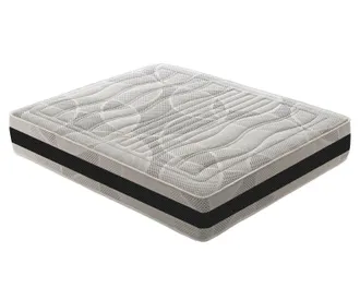 Materassi & Doghe Materassiedoghe - Materasso Matrimoniale 160x190 A Molle Insacchettate E Memory Foam - 7 Zone Di Comfort - Ortopedico - Alto 27 Cm