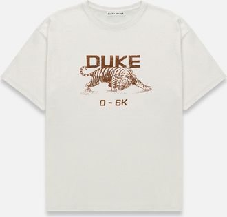 Duke + Dexter Duke + Dexter, Mens PD Rising Tiger Vintage White T-Shirt, Size XXL