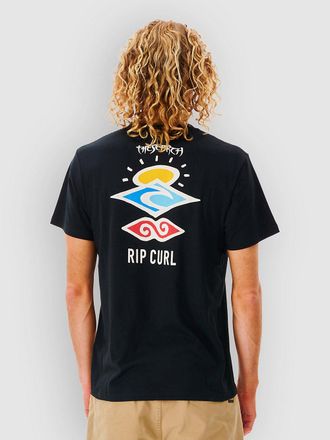 Rip Curl Search Icon Camiseta negro