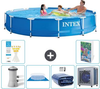 Intex Piscina Con Estructura Redonda - 366x76 Cm - 7-piezas S278