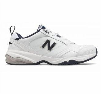New Balance Mens Cross Training Shoe - 2E Width In White/blue