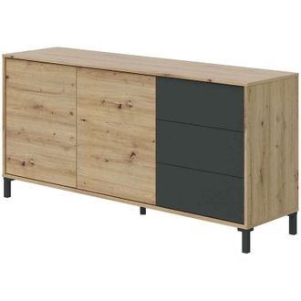 F.R.S. Credenza Brooklyn a 2 ante e 3 cassetti - L154cm