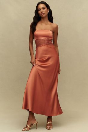 Mare Mare Strapless Lace Maxi Dress