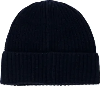 Stone Island Mens Virgin Wool Hat Midnight Blue