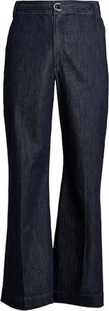 NYDJ Plus Palazzo Jeans Womens Clothing Rinse : 18W 32, Cotton/Denim/Lyocell