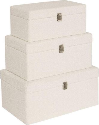 Atmosphera Baule carlie bianco 54x26cm - Atmosphera créateur dintérieur