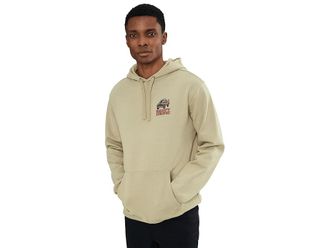 Salty Crew Truck Stop Fleece Mens Sweatshirt Stone : 2XL, Cotton/Polyester