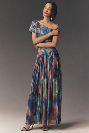 AFRM Marietta One-Shoulder Maxi Dress