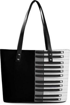 Generic Music Piano Keys Tote Bags for Women Cute Shoulder Purses Handbags