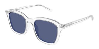 Saint Laurent SL 457 Asian Fit 010 Mens Sunglasses Clear Size 49 - Free RX Lenses - Free RX Lenses