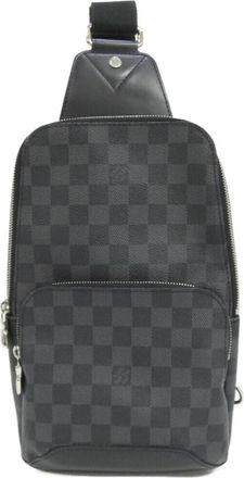 Louis Vuitton Damier Graphite Graphite Coated Canvas Shoulder Bag (Pre-Owned)
