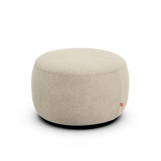 AM.PM XL voetenbank in linnen fluwelen, Rosebury, ontwerp door Emmanuel Gallina