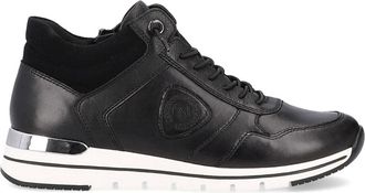 Remonte Zwarte Gesloten Sneakers voor Dames - Dames - Sneakers - Zwart - 38 EU - Schoenen