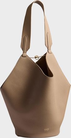Khaite Lotus Small Calfskin Tote Bag