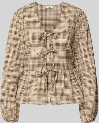 Marc O'Polo Denim Marc OPolo Denim Slim Fit Langarmbluse aus Baumwoll-Mix in Mittelbraun, Gr&ouml;&szlig;e XL