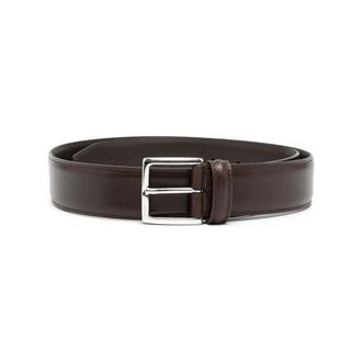 Anderson's Leren riem met gesp - Heren - Riemen - Bruin - 100 CM - Leer - Accessoires