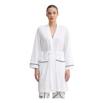 DKNY Dkny, Dames, Nachtkleding & Lounge, Wit, Maat: M Katoen
