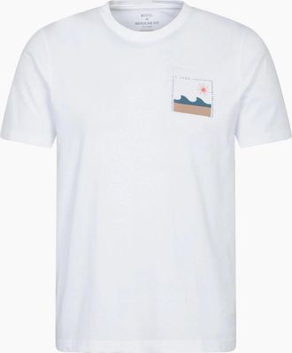 Mountain Warehouse Mens Mountain Warehouse Mens St Ives T-Shirt - Cream - Size: 42