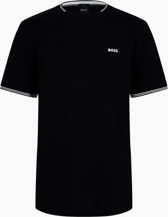 HUGO BOSS Mens Hbg Taul Regular Fit T-Shirt - Black - Size: 44