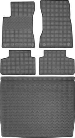 OEM Juego De Alfombrillas De Goma Para Coche Y Alfombrilla Para Maletero Para Mercedes Glb X247 Suv Desde Noviembre De 2019