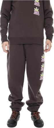 HUF Trainingsbroeken - Heren - Sweatpants - Bruin - M - Katoen - Broeken