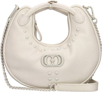 La Carrie Frivole Leren Tas - Dames - Handtassen - Beige - ONE Size - Leer - Tassen