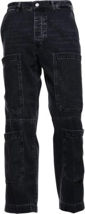 Nine In The Morning Cargo Jeans Mattia zwart - Heren - Regular Fit Jeans - Zwart - W30 - Katoen - Jeans