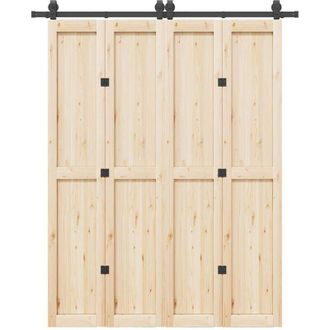 vidaXL Vidaxl - Kit De Herrajes Para Puertas Correderas Acero Negro 183 Cm