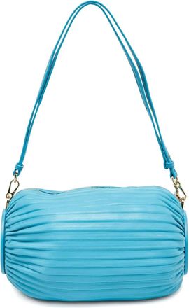 Loewe Borsa a spalla plissettata in pelle 2024 - Blu