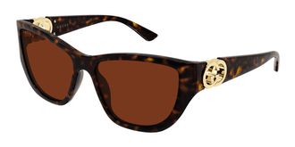 Gucci GG2122S 003 Womens Sunglasses Tortoiseshell Size 56