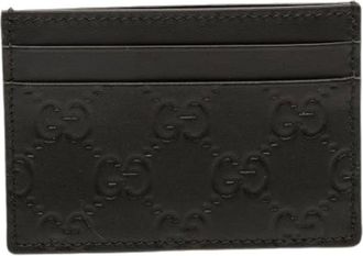 Gucci Pre-owned Wallets, female, Black, Size: ONE SIZE Pre-owned Vintage Leather Wallet