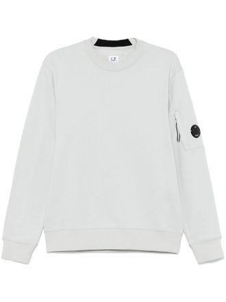 【送料&関税込】C.P. Company Sea  Cotton Sweatshirt Wi C.P. Company Sea Island Cotton Crewneck White at CareOfCarl.com