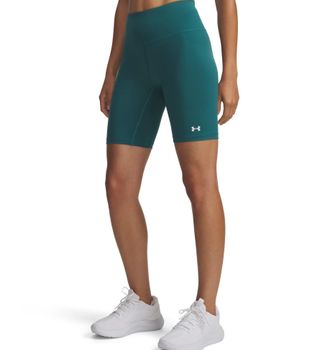 Under Armour Trainingsshorts UNDER ARMOUR MOTION BIKE SHORT EMEA, Damen, Gr. XXL, N-Gr, rack gr&uuml;n,, wei&szlig;, Obermaterial: 80% Polyester, 20% Elasthan, Hosen Training