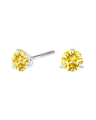 House of Brilliance Haus Of Brilliance 14K 1.00 Ct. Tw. Lab-Grown Diamond Stud Earrings