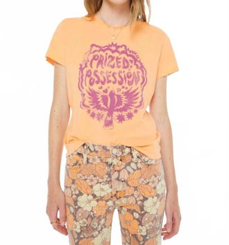 Mother Lil Goodie Goodie T Shirt In Orange