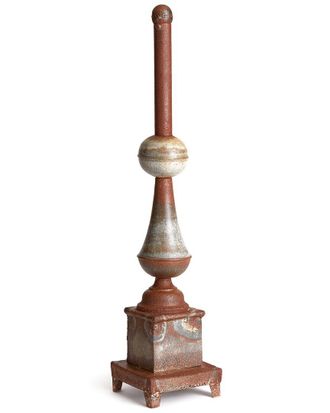 Napa Home & Garden Weathered Metal Ornate Finial