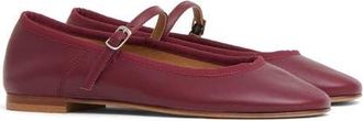 Mansur Gavriel Dance Mary Jane Flat in Oxblood at Nordstrom, Size 10Us