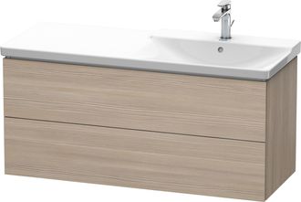Duravit Duravit L-cube M&oacute;dulo Mural 1220mm De Ancho, Profundidad 481, 2 Cajones, Apto Para P3 Comfort Art&iacute;culo 233412, Lavabo A La Derecha, Color: Decoraci&oacute;n 