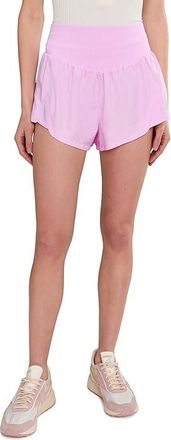Free People Movement Carpe Diem Shorts Womens Shorts Powder Pink : MD (Womens 8-10) 3, Elastane/Nylon