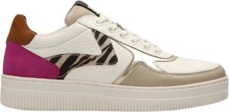 Maruti Schoenen, Dames, Veelkleurig, 37 EU, Fuchsia Combi Stijlvolle Sneakers