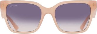 Lacoste Blue Gradient Square Ladies Sunglasses L6022S 662 54