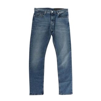 Karl Lagerfeld Heren, Jeans, Blauw, Maat: W32 Katoen