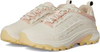 Merrell Merrell Moab Speed 2 J038498 Women Beige Leather Waterproof Hiking Shoes LIQ1548