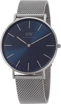 Daniel Wellington Classic Mesh Arctic Quartz Blue Dial Mens Watch DW00100628