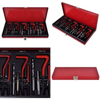 vidaXL Kit Riparazione Filettatura per Officine - Filettatura interna - Viti danneggiate