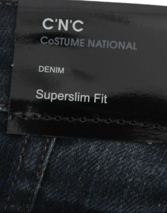 Costume National Womens Blue Skinnny Leg Jeans Cotton Clothing